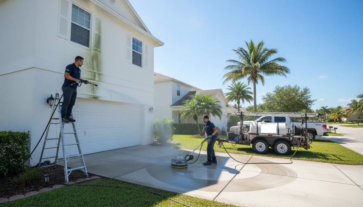 Pressure washing in Florida