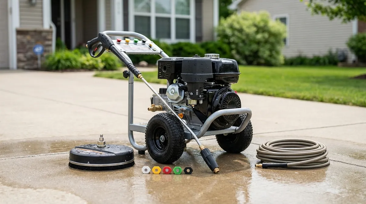 how to pressure wash a house