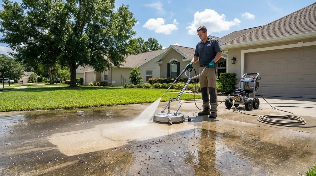 how to pressure wash a house