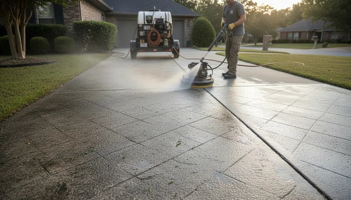 concrete cleaning