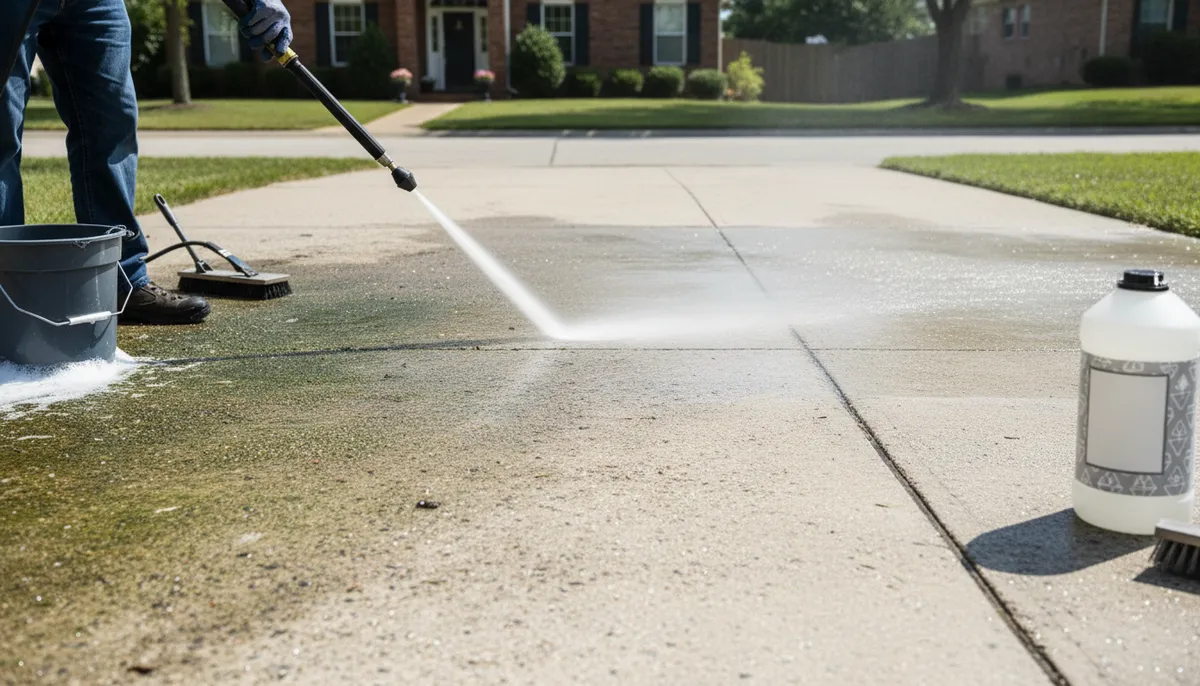 concrete cleaning
