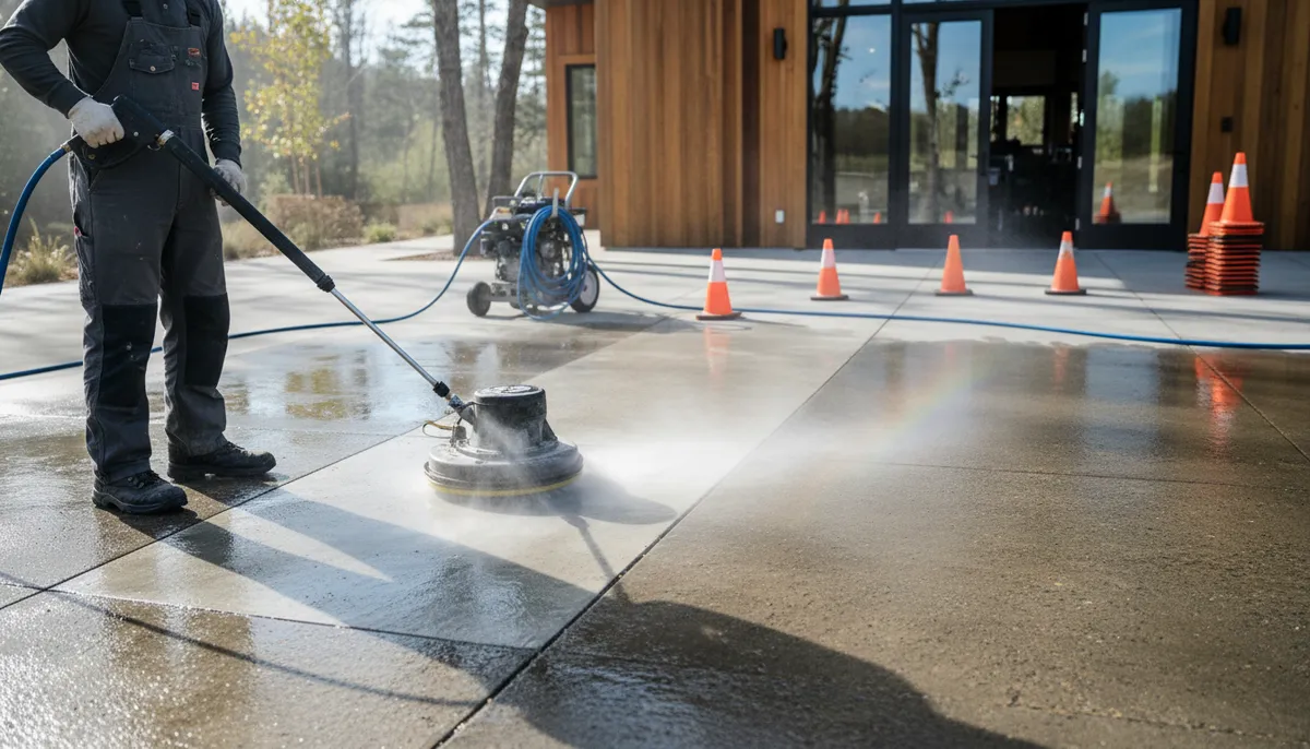 How to Clean Concrete Without Damaging Your Property