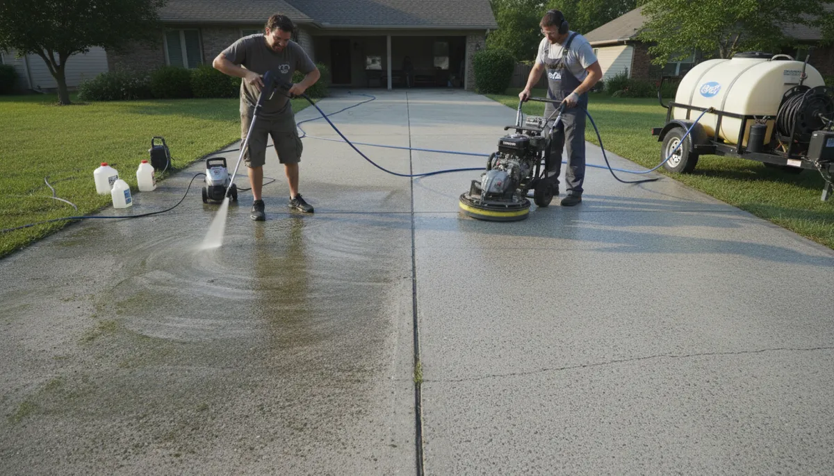 concrete cleaning services