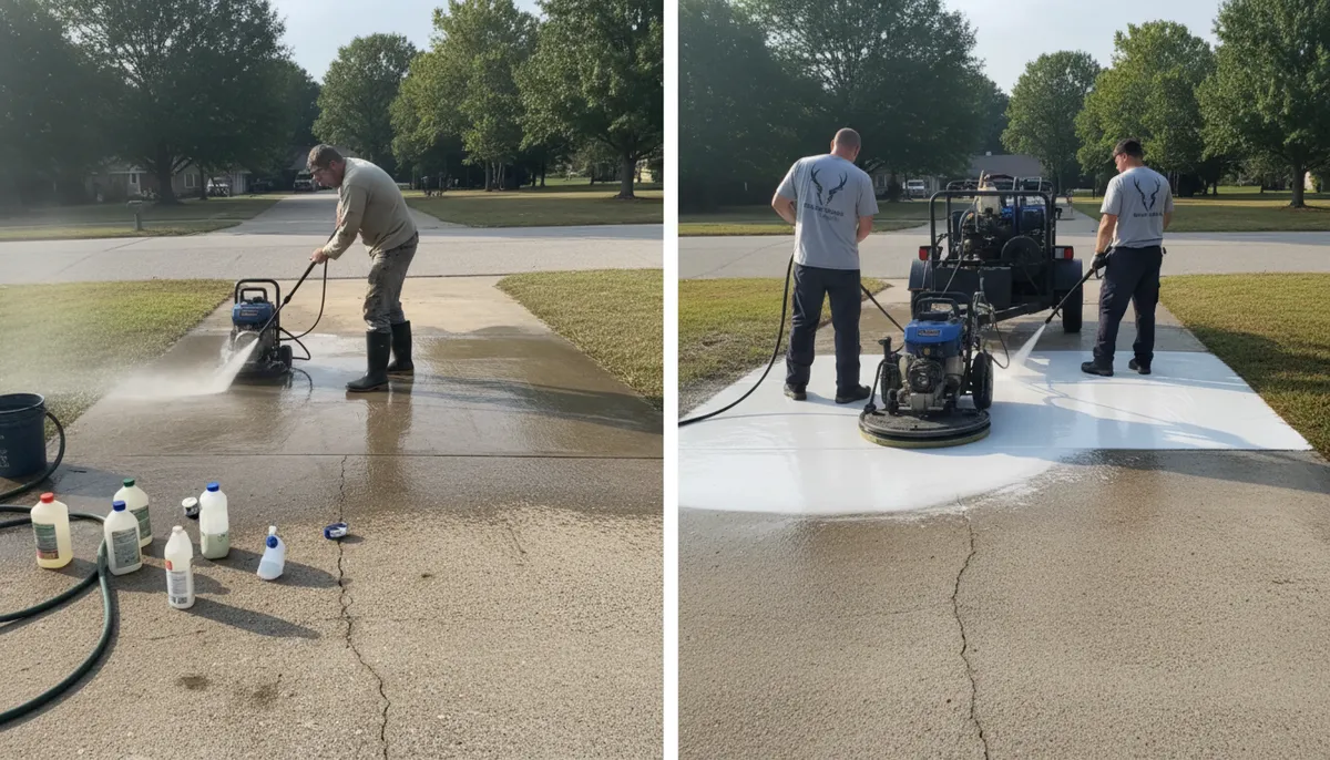 concrete cleaning services