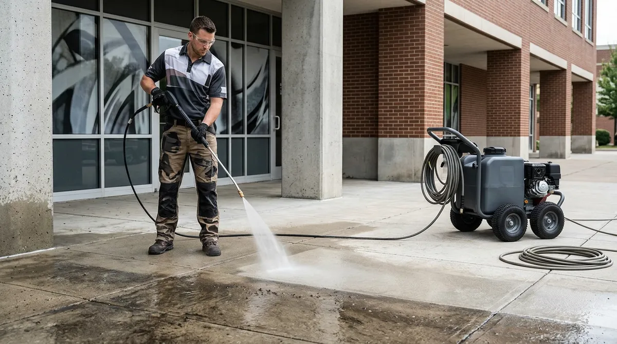 commercial pressure cleaning services