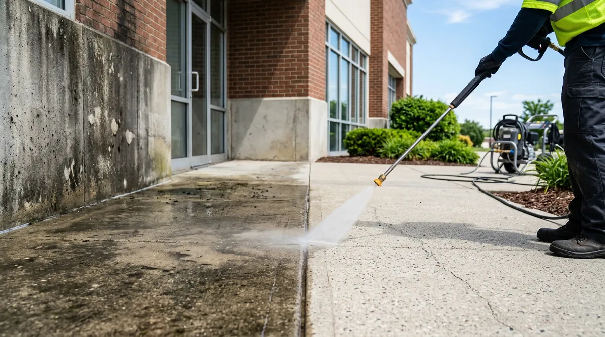 commercial pressure cleaning services