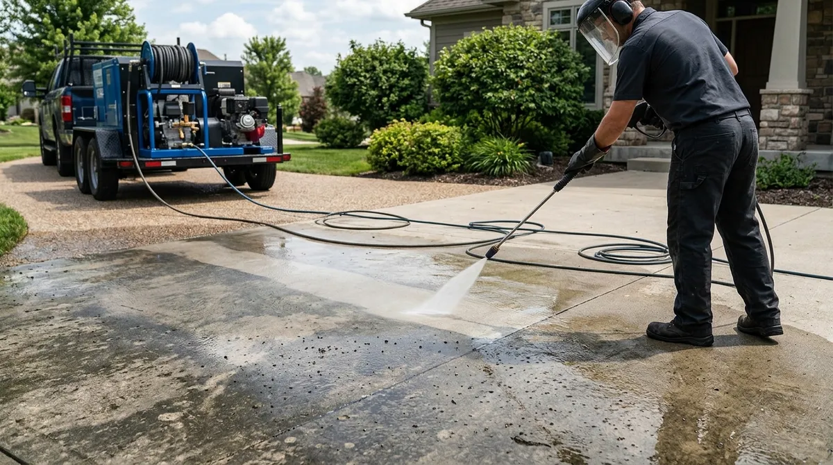 concrete pressure washer