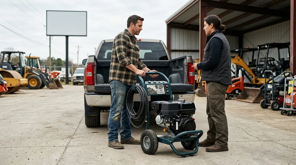 concrete pressure washer