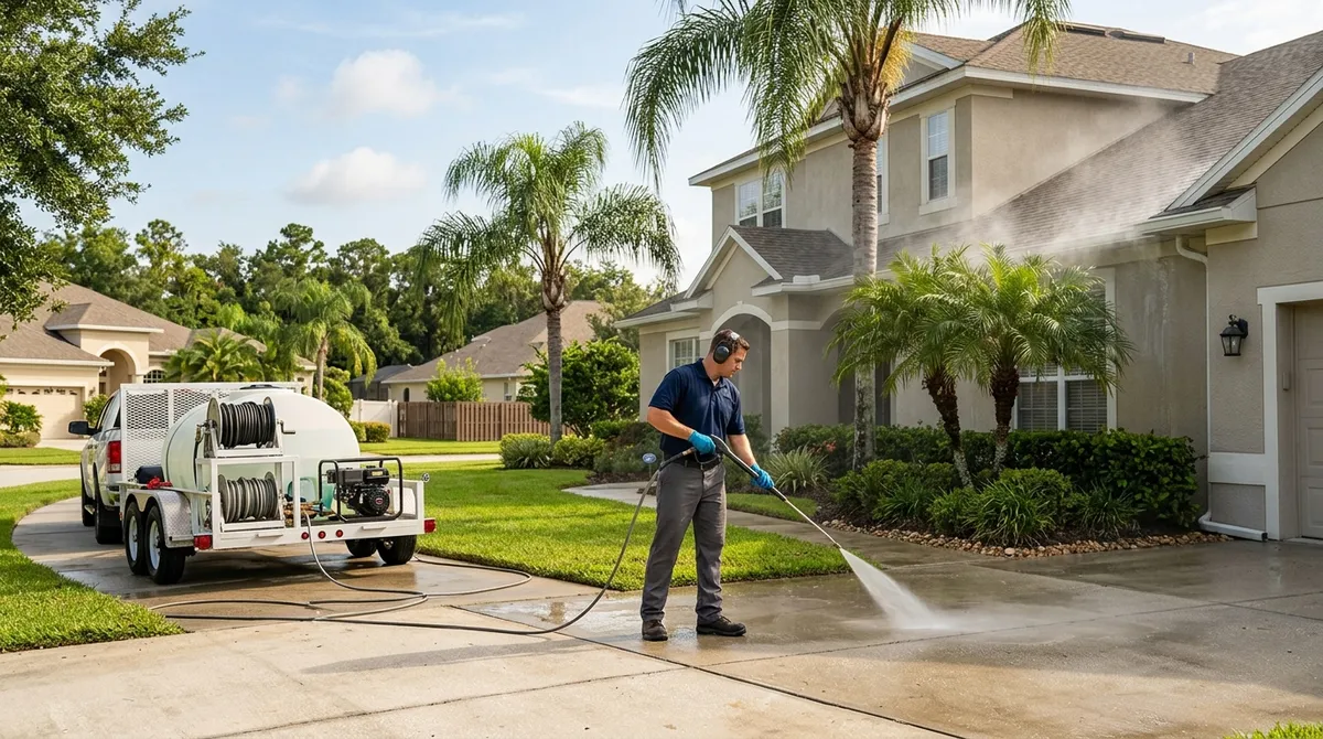 mobile power washing near me
