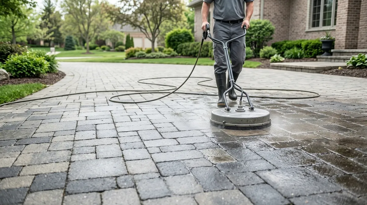 professional driveway cleaning