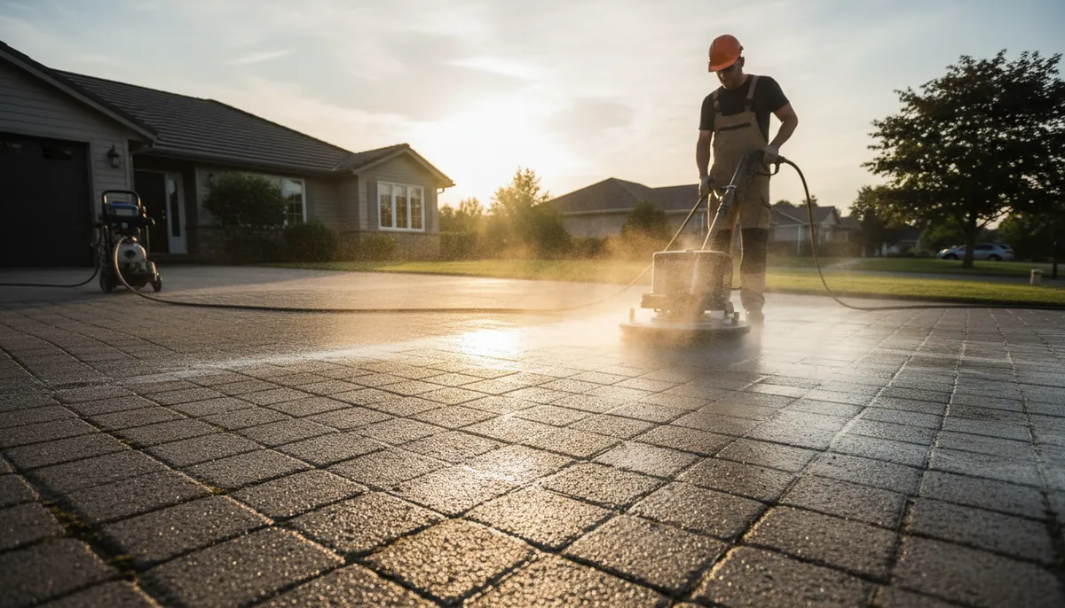 driveway pressure cleaning