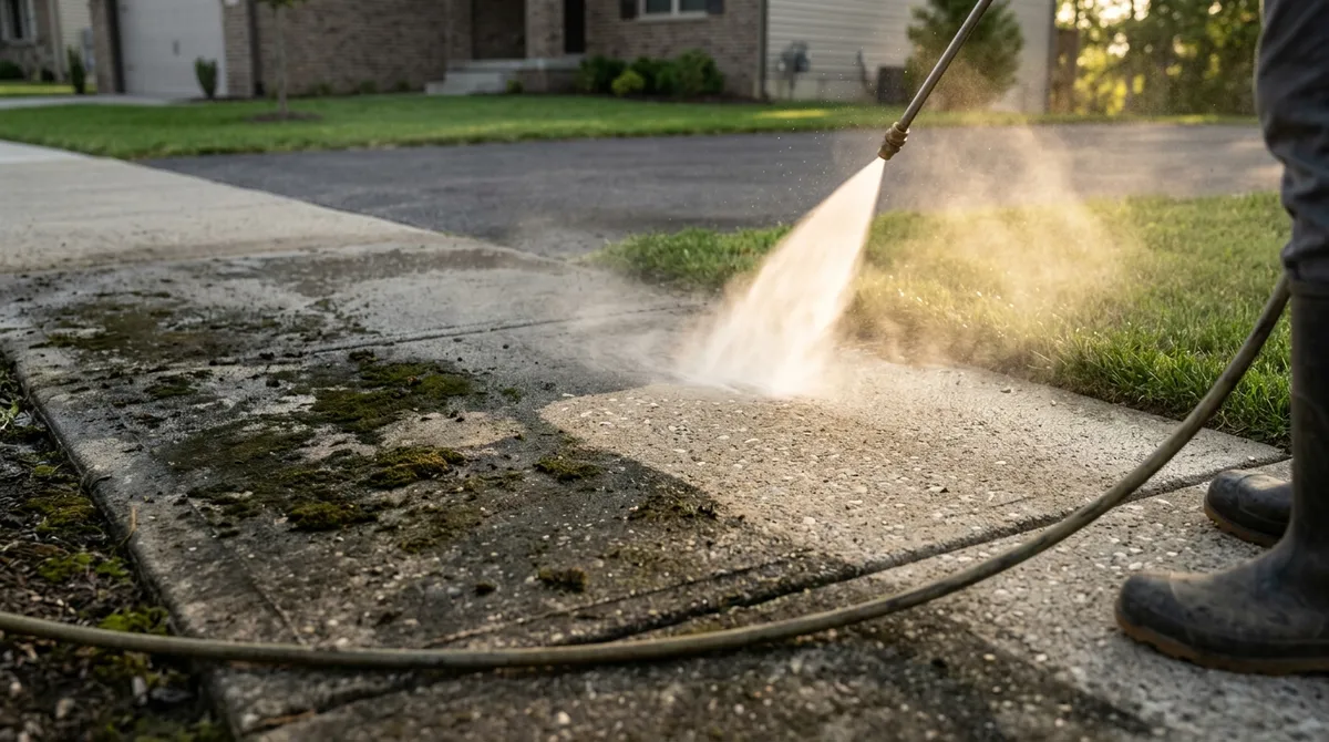 concrete power washer