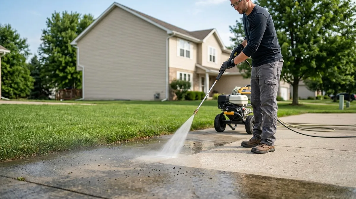 concrete power washer