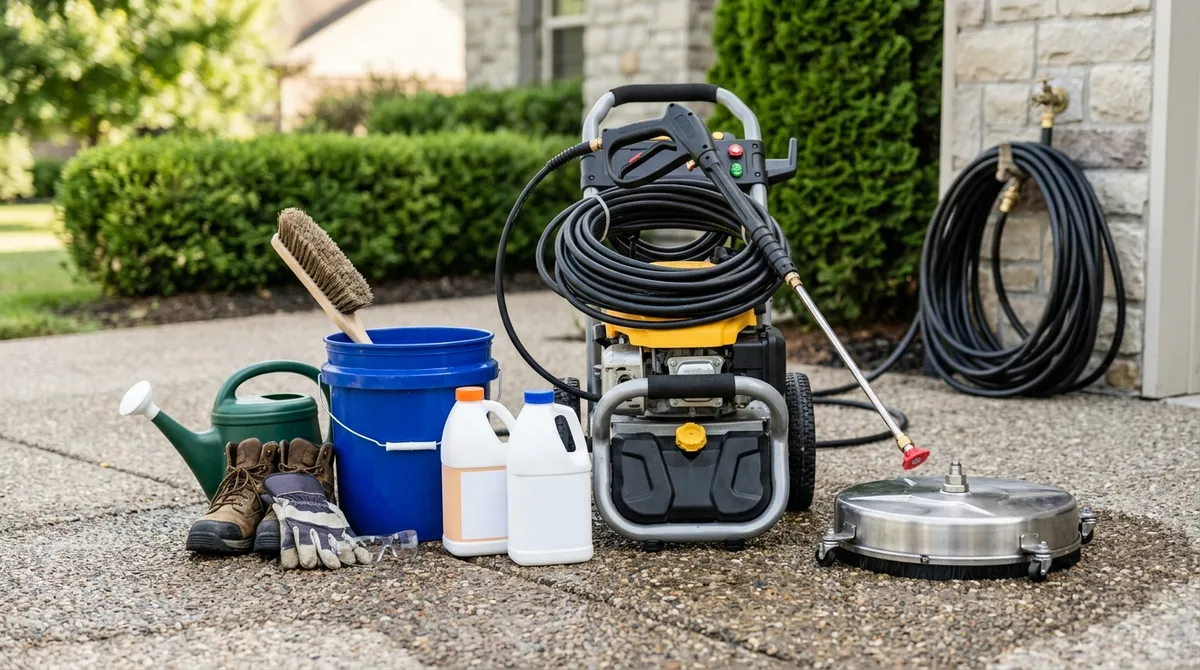 clean a driveway