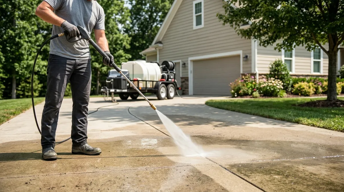 driveway pressure washer