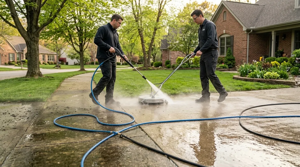 sidewalk pressure washer