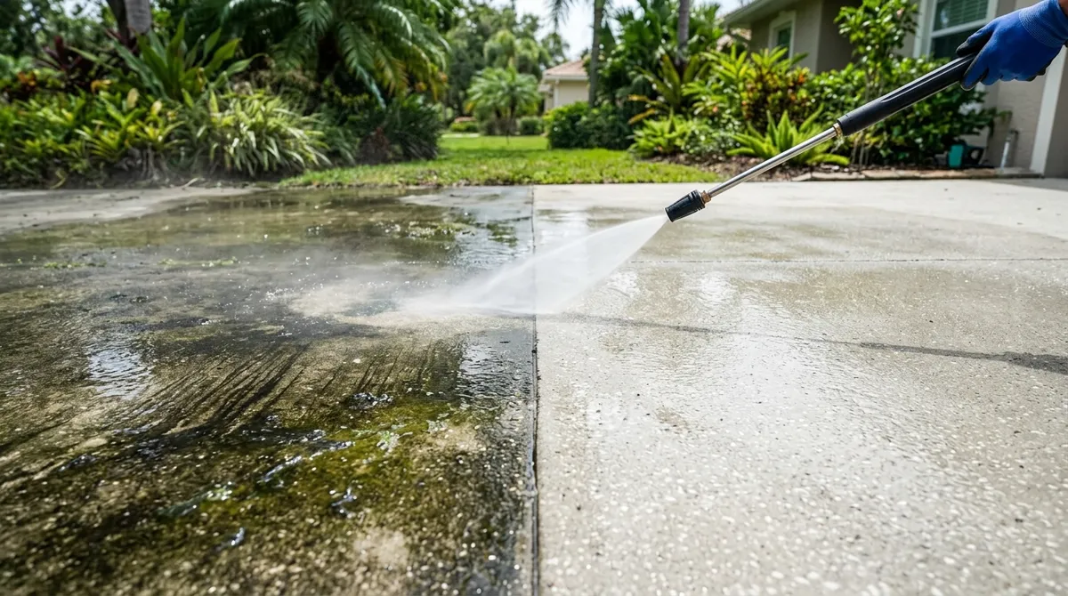 Why Does Power Washing Concrete Make Such a Big Difference?