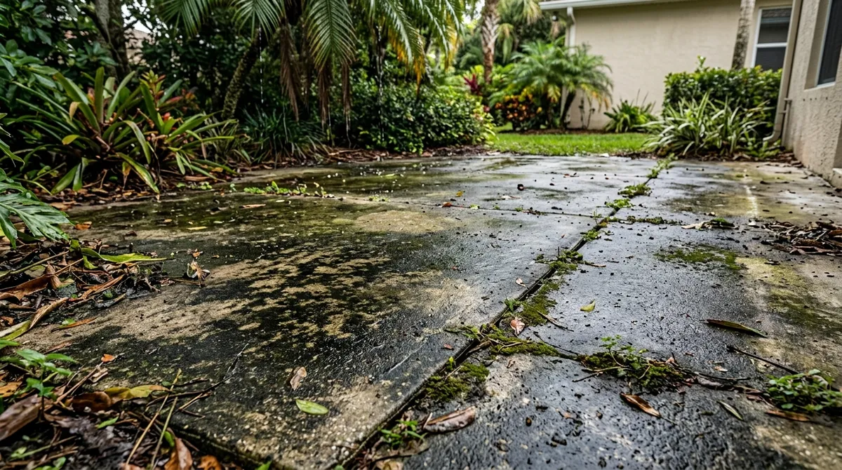 power wash concrete patio