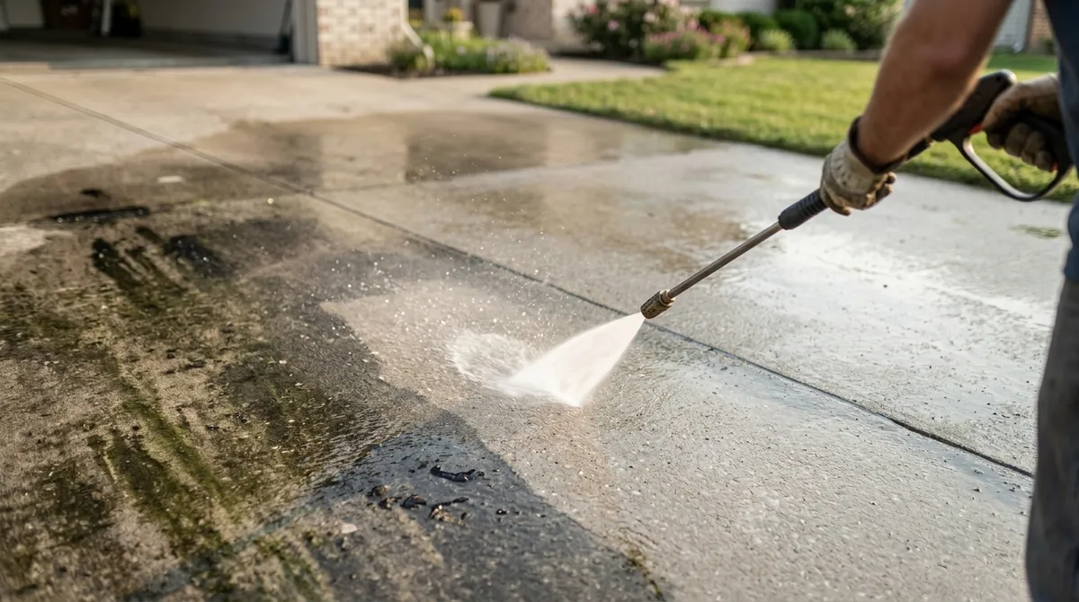 How to Use a Pressure Washer for Concrete the Right Way