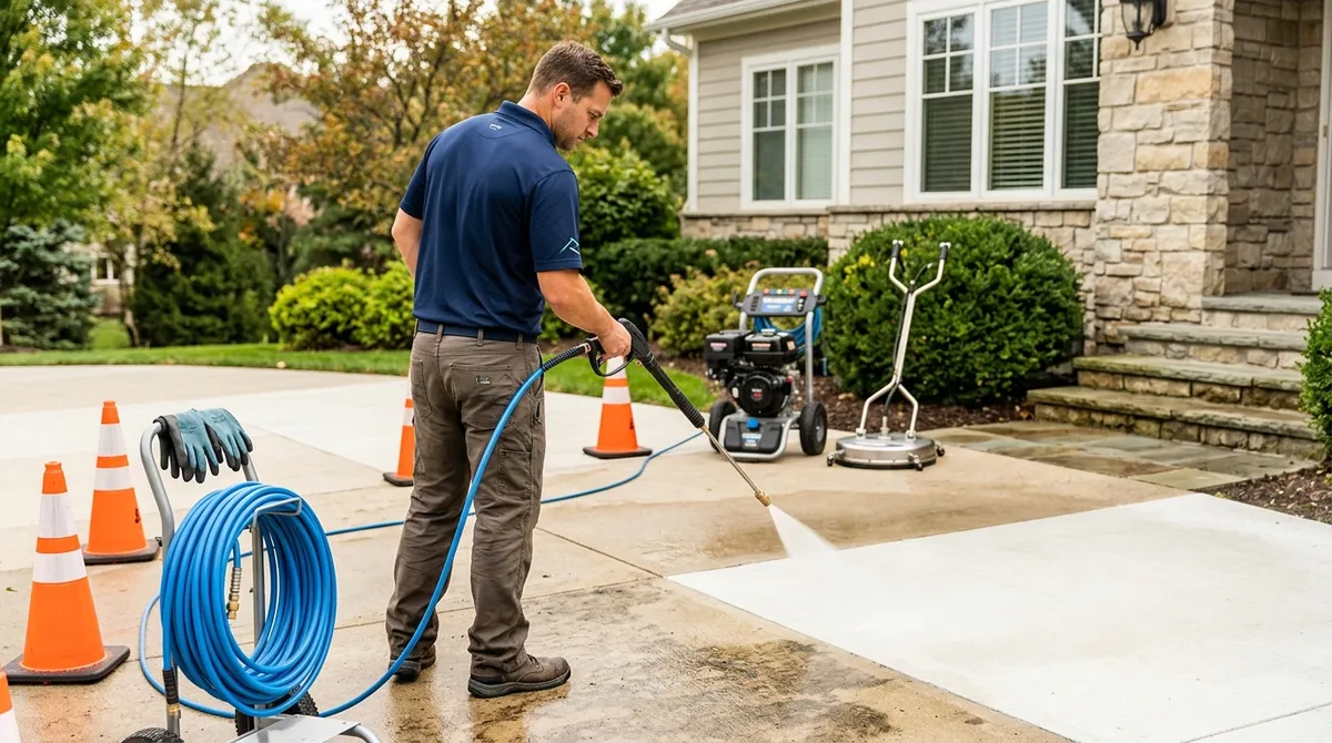 professional power washers near me
