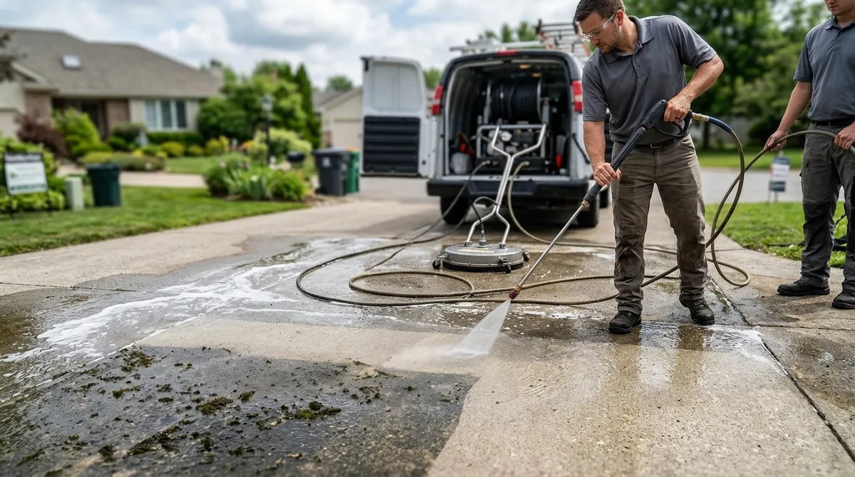 driveway power washing near me