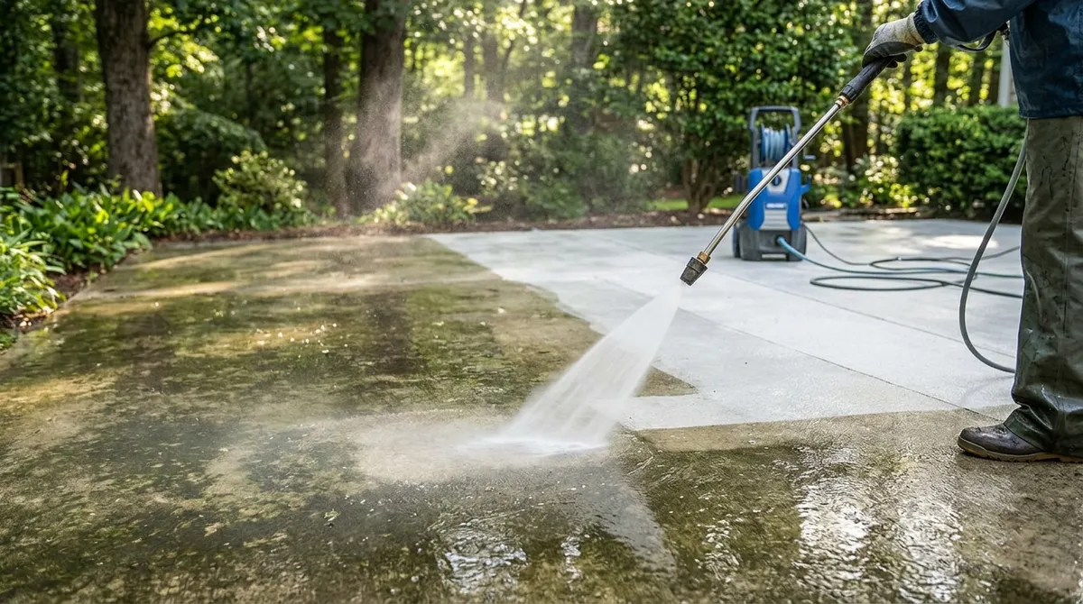 6 Steps to Power Washing a Concrete Patio Like a Pro