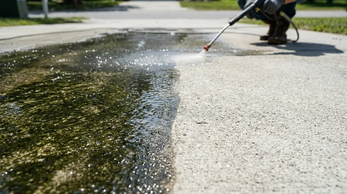 driveway pressure cleaning near me