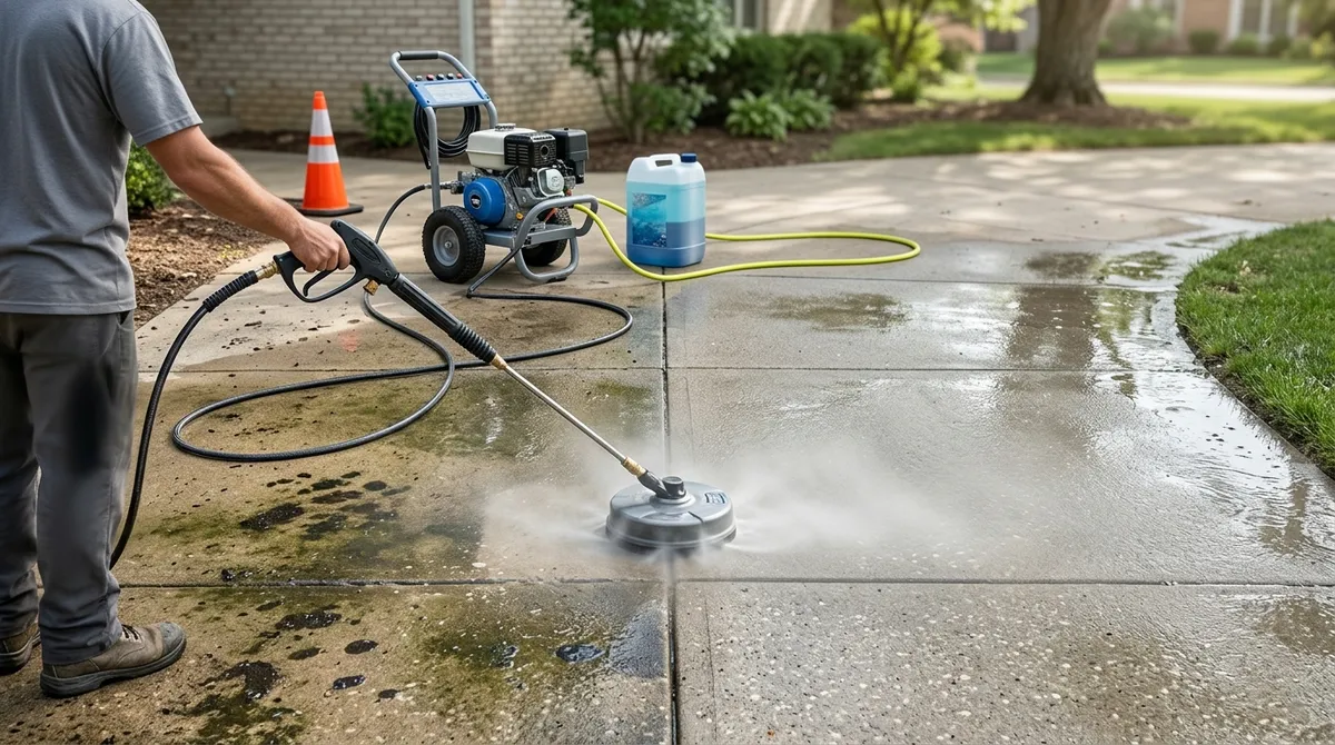 concrete cleaning solutions