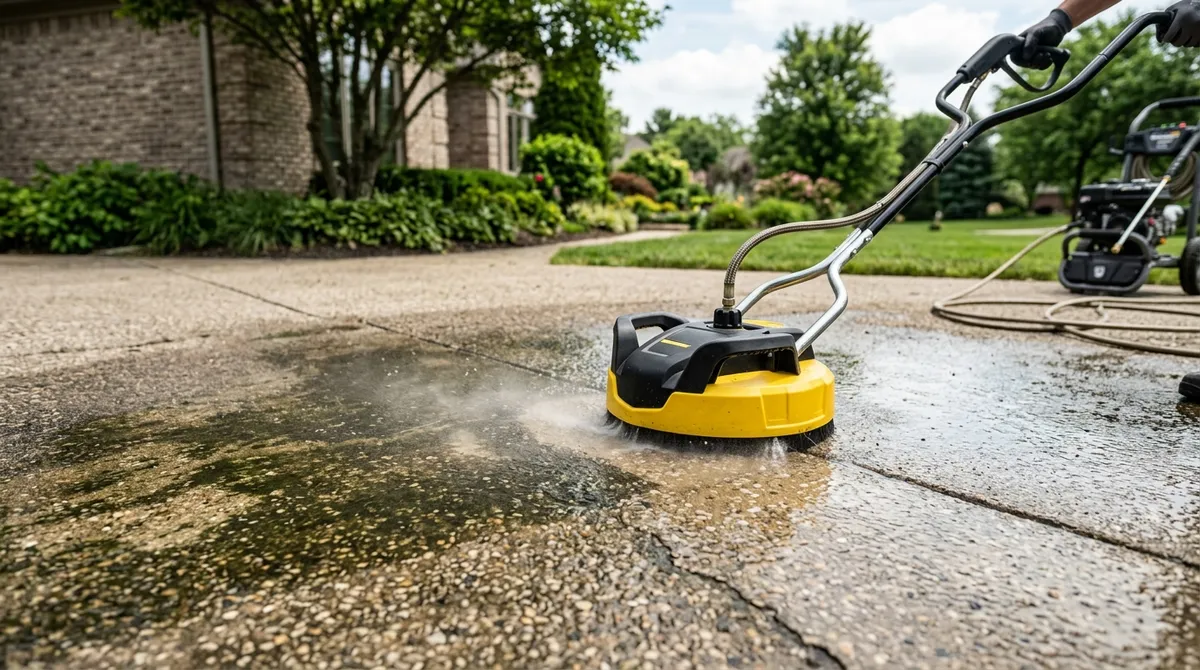 pressure washer driveway cleaner