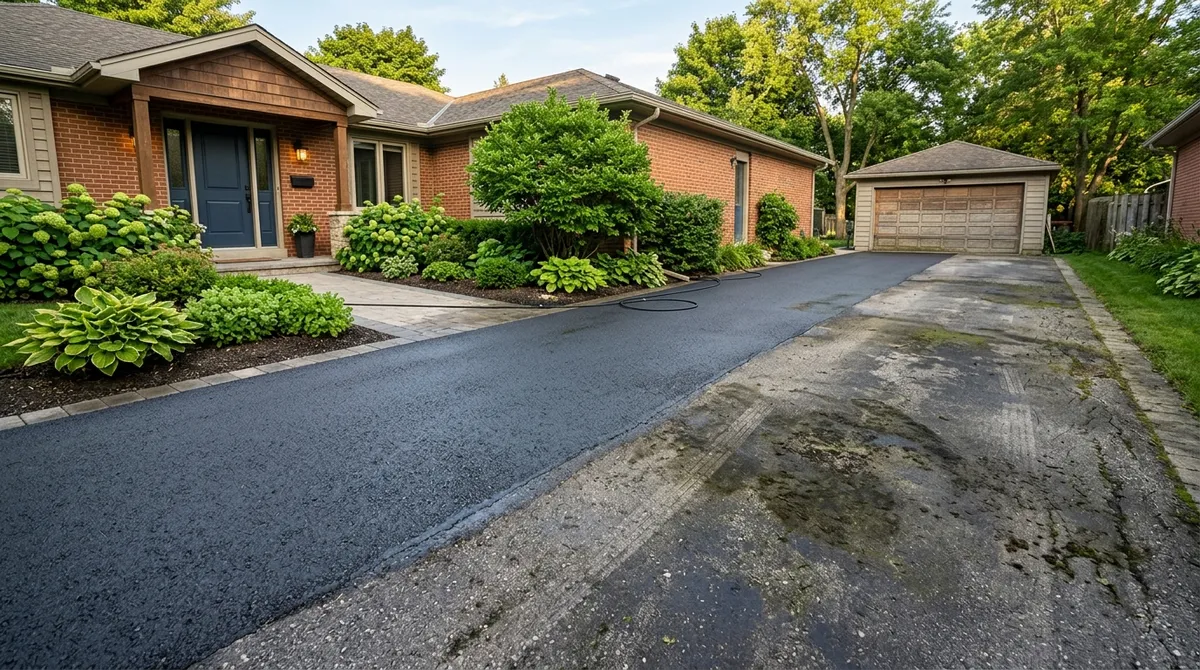 clean driveway