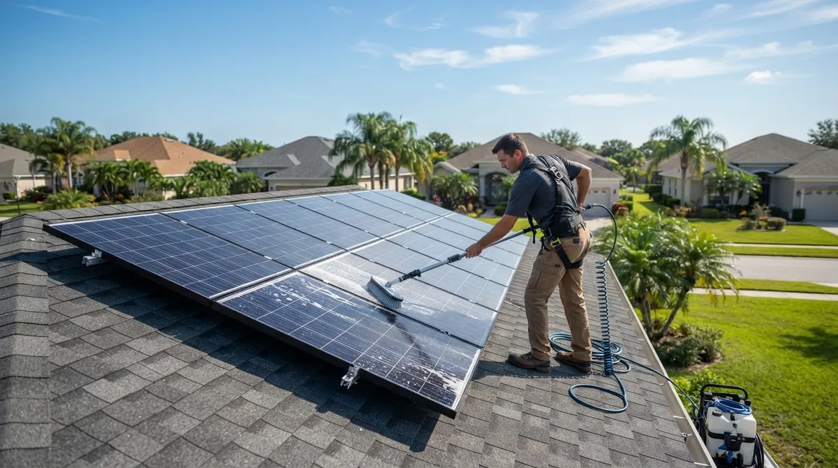 solar panel cleaning Brandon FL