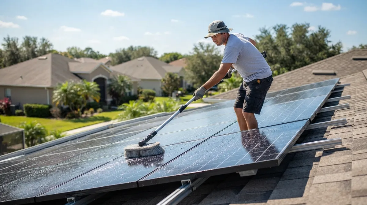 solar panel cleaning Brandon FL
