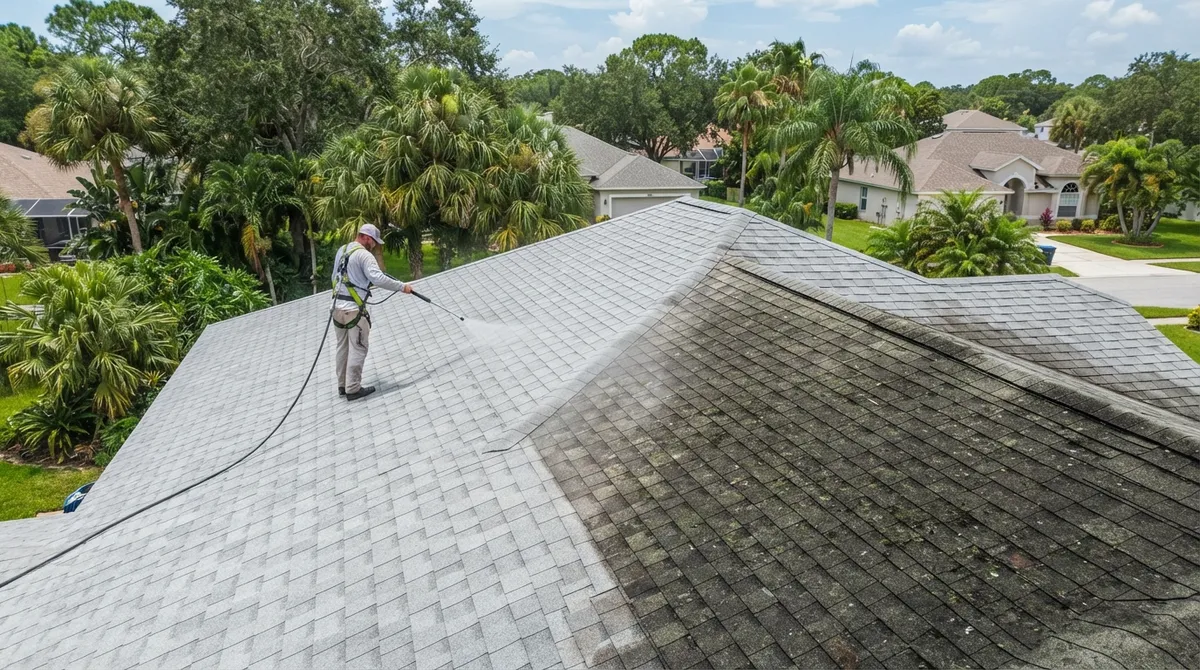 Soft Wash vs. DIY: Roof Stain Removal Valrico FL