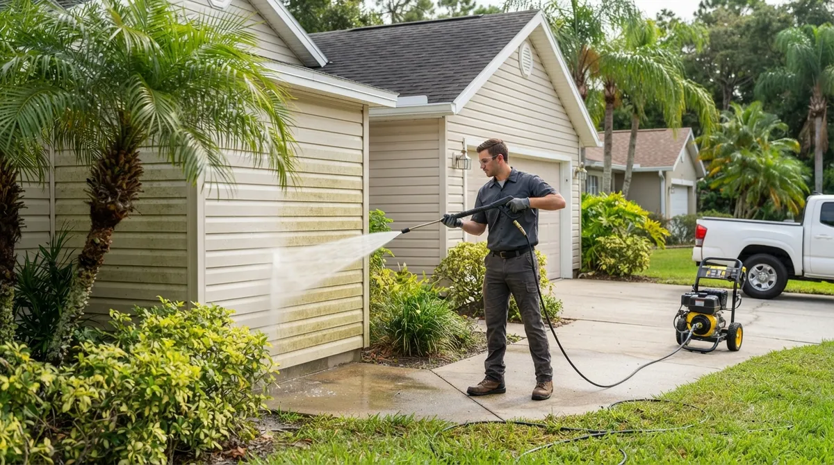residential pressure washing Tampa FL