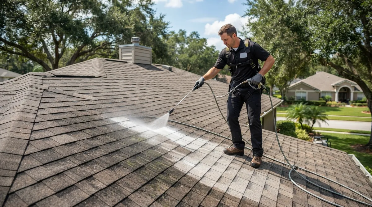 shingle roof cleaning Hillsborough County