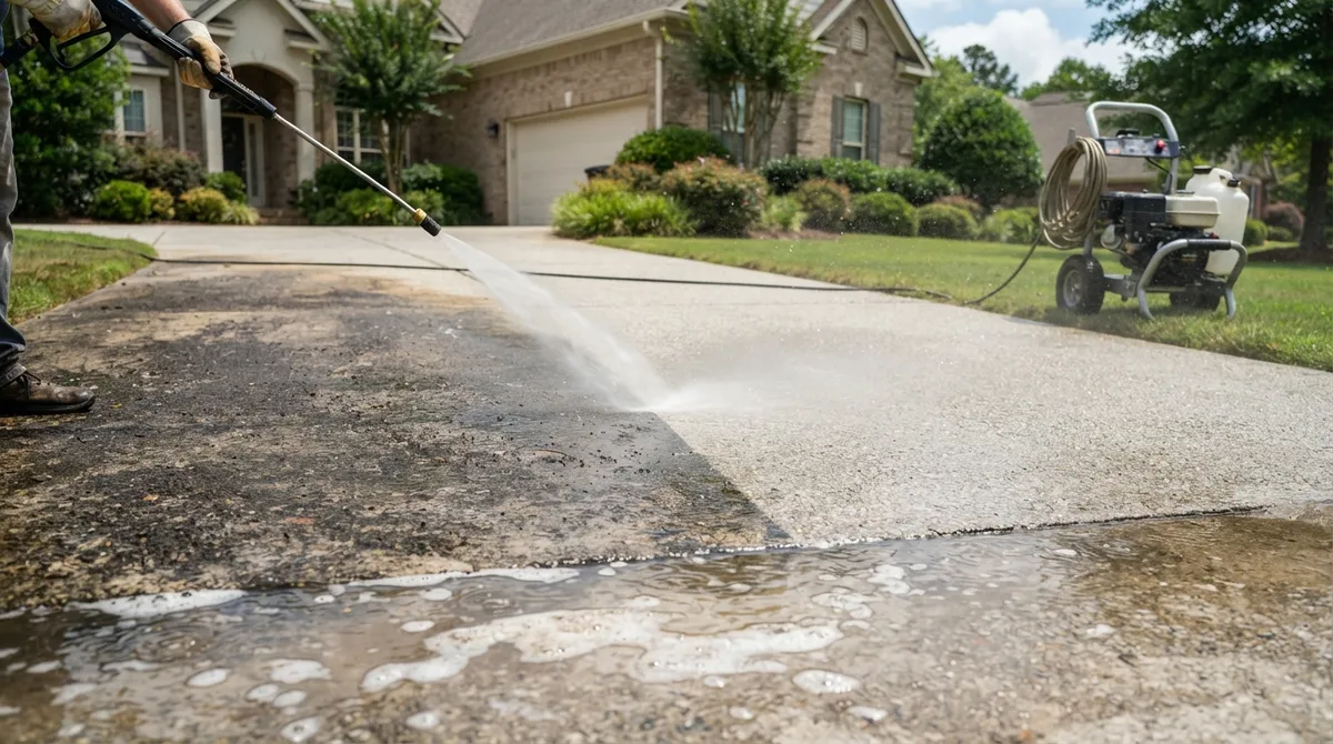 Best Way to Clean a Concrete Driveway in 2026