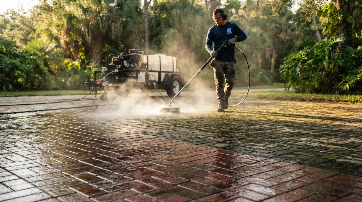 Why Search Paver Sealing Near Me Before Summer Rain?