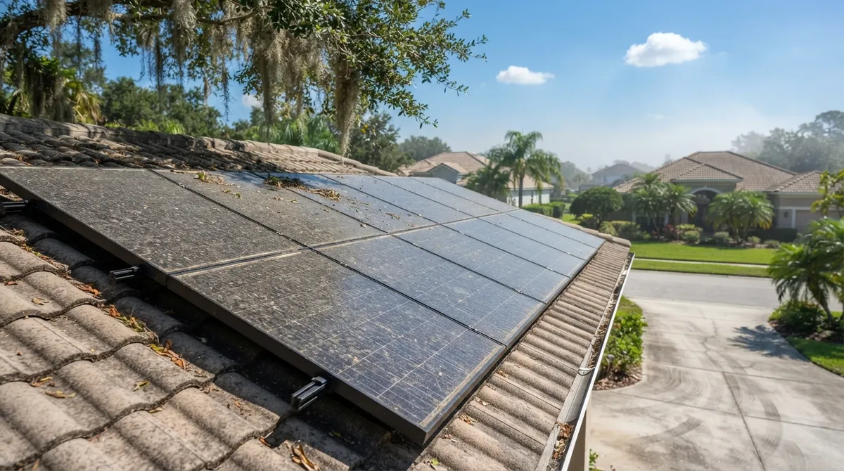 solar panel cleaning Tampa FL