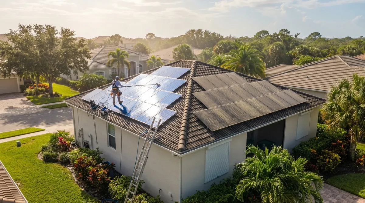 Why Do Tampa Homes Need Solar Panel Cleaning Services?