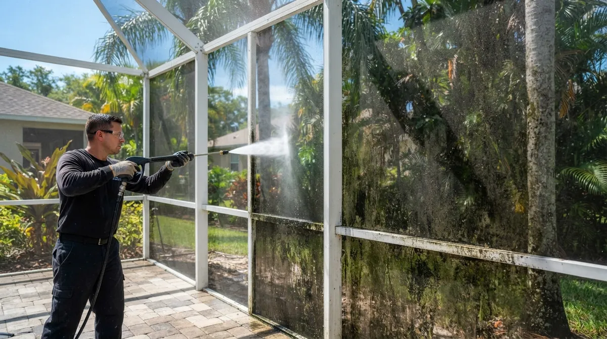 lanai cleaning Tampa FL