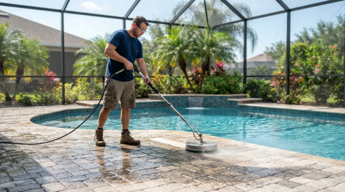 pool deck cleaning Lithia FL