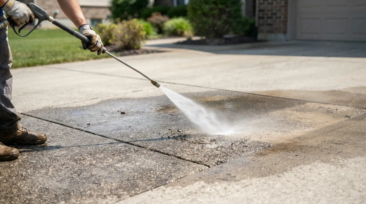 power washer psi for concrete