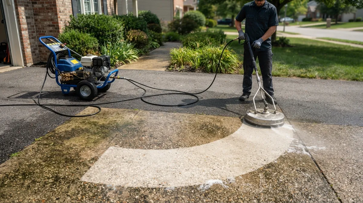 power washer psi for concrete