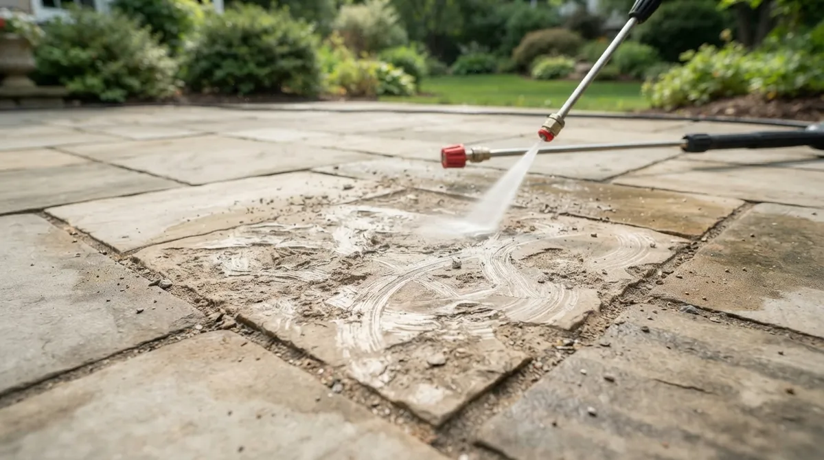 patio paving cleaning