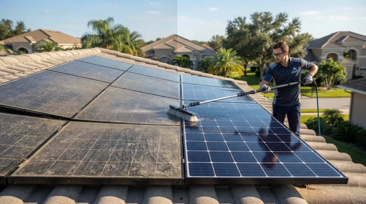 solar panel cleaning Valrico FL