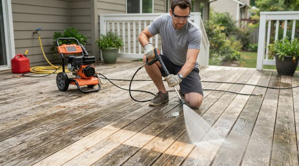 deck power washing near me