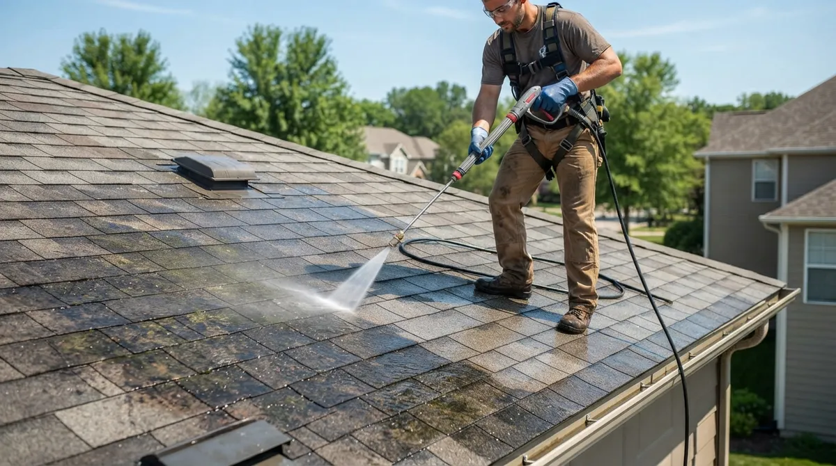 power wash roof near me