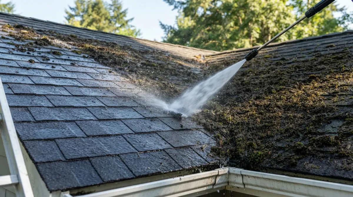 power wash roof near me