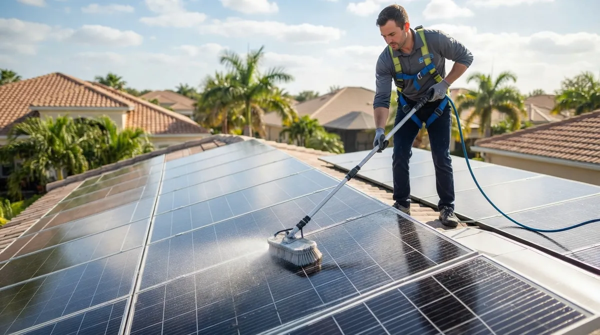 best solar panel cleaning service Valrico FL
