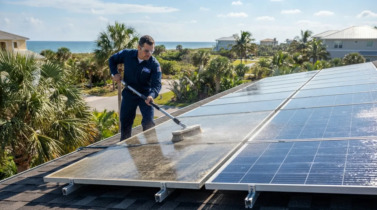 How to Boost Solar Panel Cleaning in Apollo Beach FL